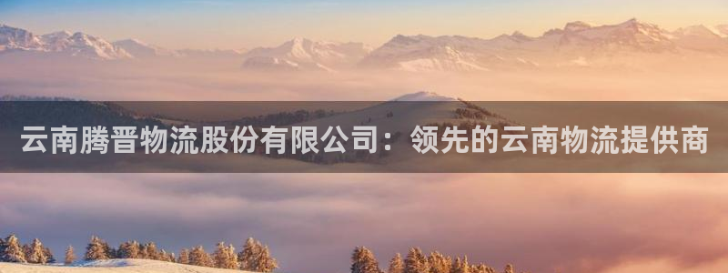 28圈登录网：云南腾晋物流股份有限公