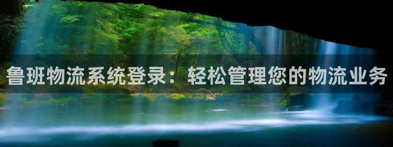 28圈注册：鲁班物流系统登录：轻松管