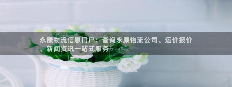28圈的平台：永康物流信息门户：查询